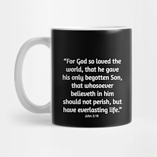 John 3:16 Bible Verse,Good Friday,Easter,happy Easter,for God Mug